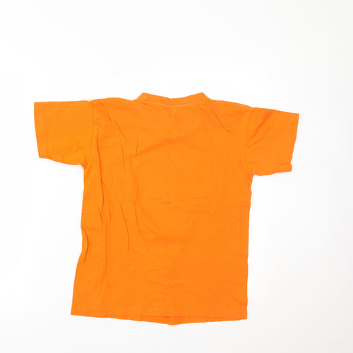 B&C Boys Orange   Pullover T-Shirt Size 9-10 Years  - Krakow