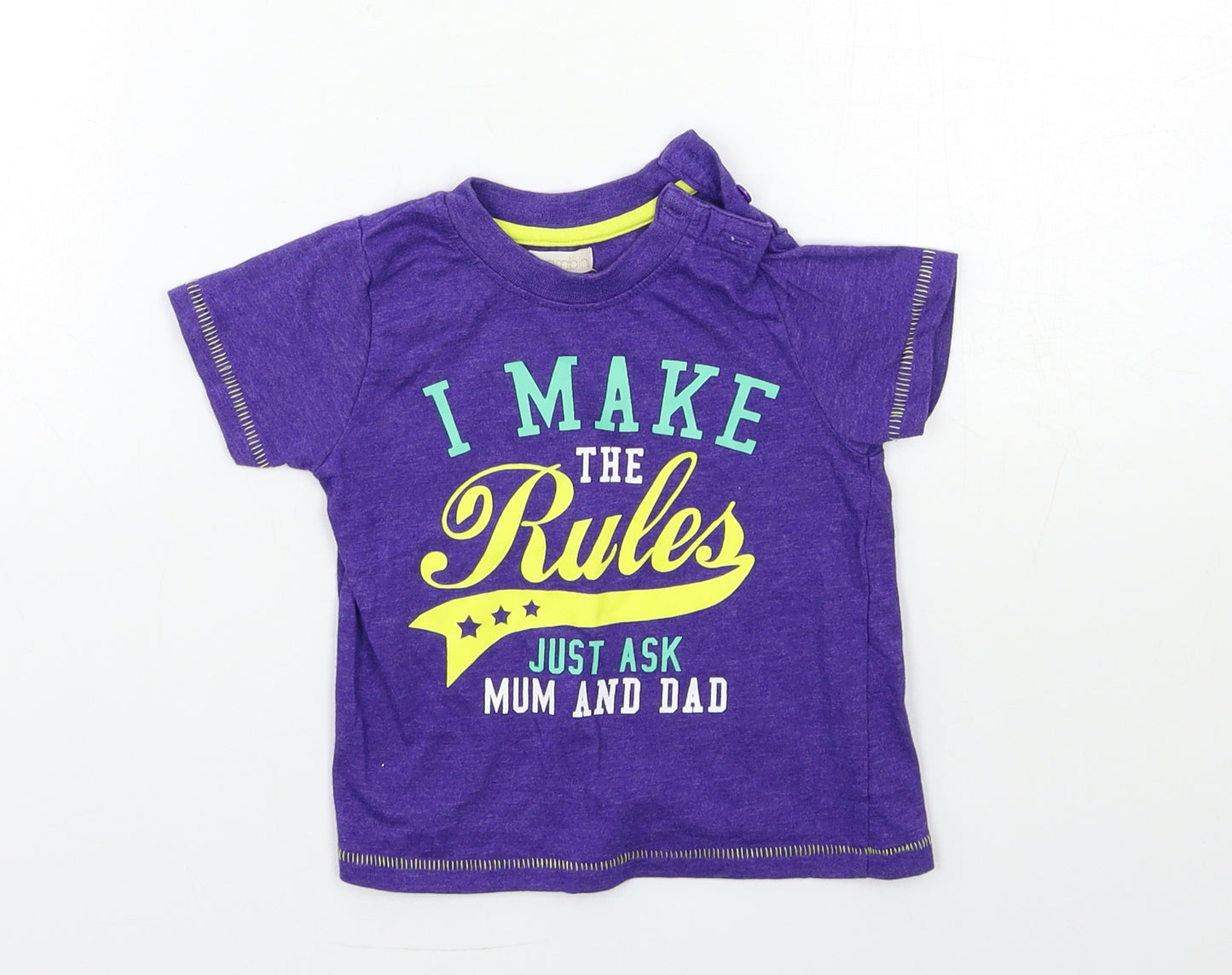 Bambi Baby Purple   Basic T-Shirt Size 9-12 Months