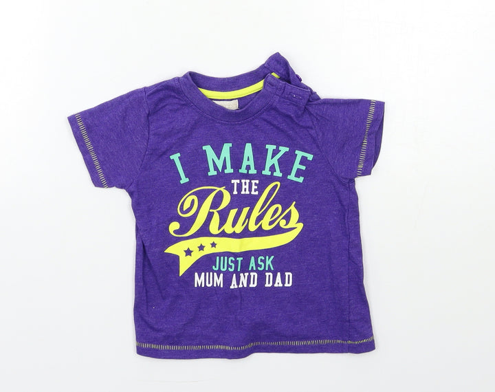 Bambi Baby Purple   Basic T-Shirt Size 9-12 Months