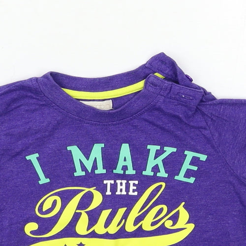 Bambi Baby Purple   Basic T-Shirt Size 9-12 Months