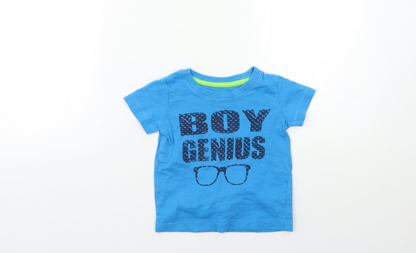 Matalan Baby Blue   Basic T-Shirt Size 9-12 Months