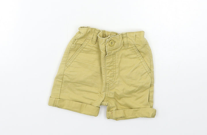 Bambi Baby Beige Cargo Trousers Size 9-12 Months