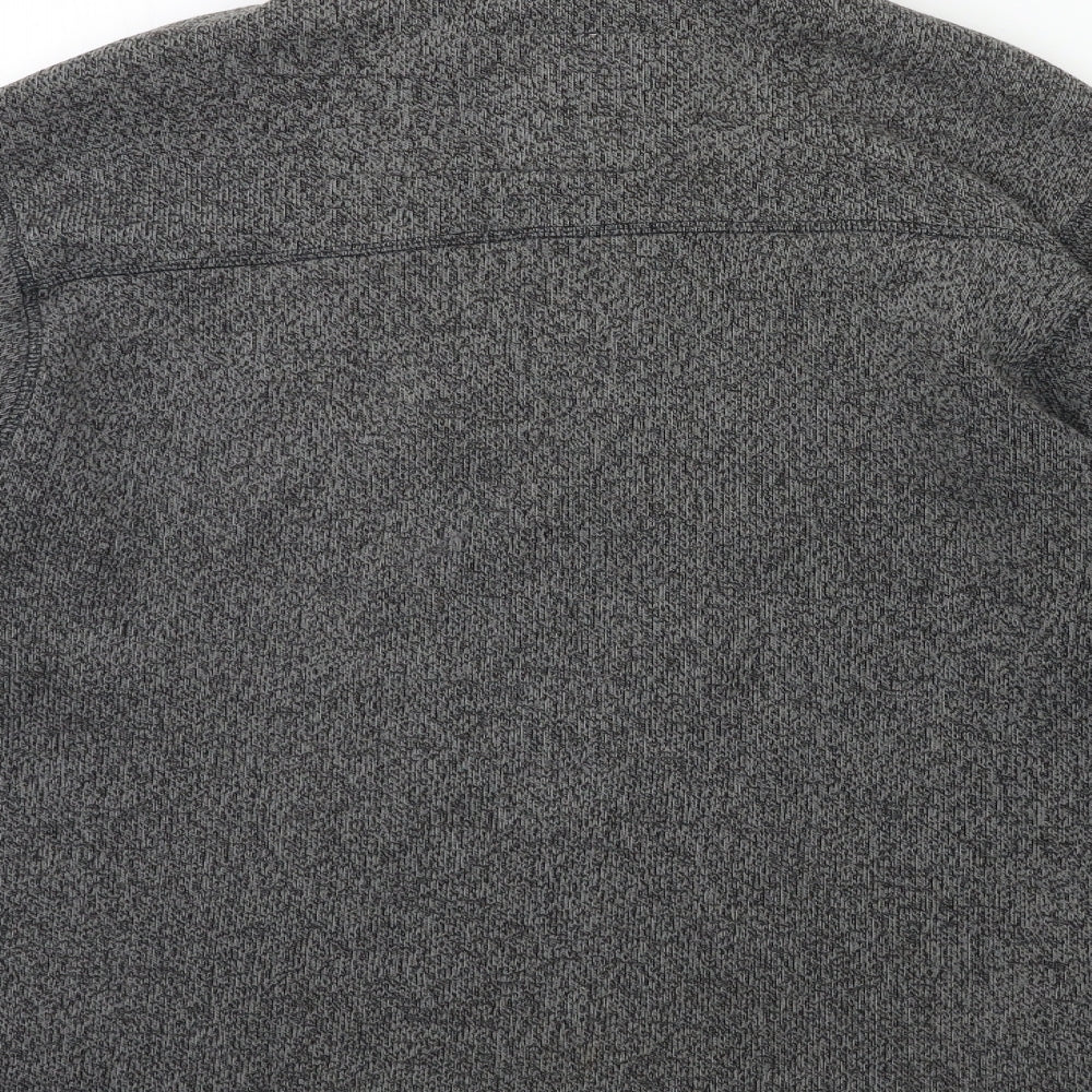 Weird Fish Mens Grey  Fleece Jacket Coat Size XL