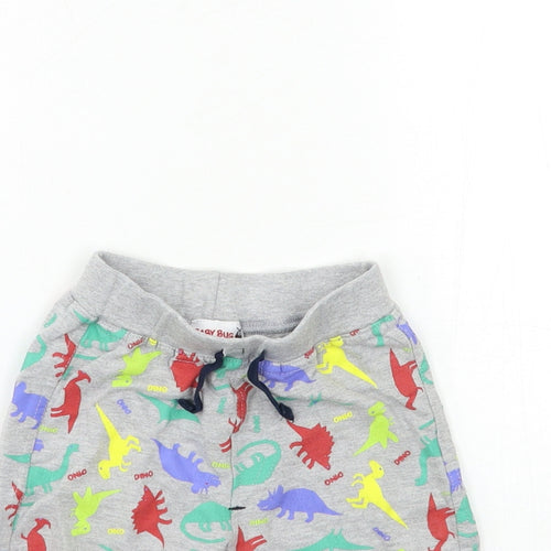 Baby Bug Baby Grey Geometric  Kimono Lounge Pants Size 6-9 Months