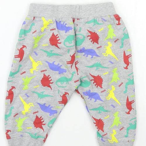 Baby Bug Baby Grey Geometric  Kimono Lounge Pants Size 6-9 Months