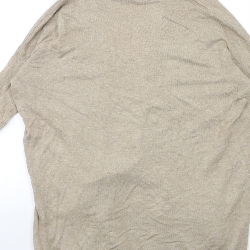 Atmosphere Womens Beige  Knit Cardigan Jumper Size 6