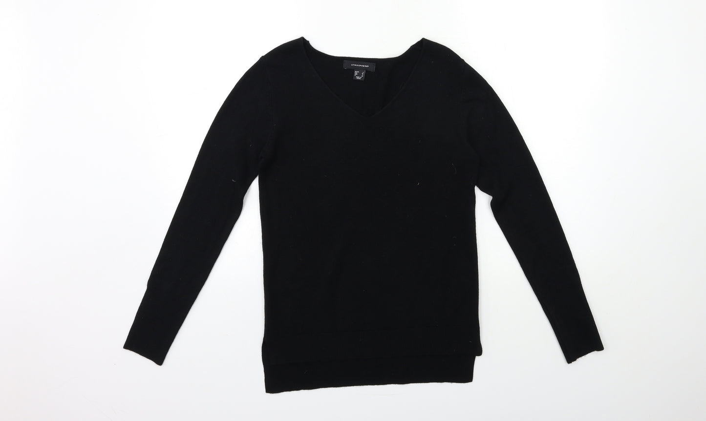 Atmosphere Womens Black  Knit Pullover Jumper Size 8