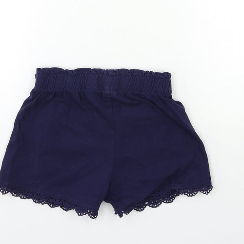 TU Girls Blue   Sailor Shorts Size 6 Years