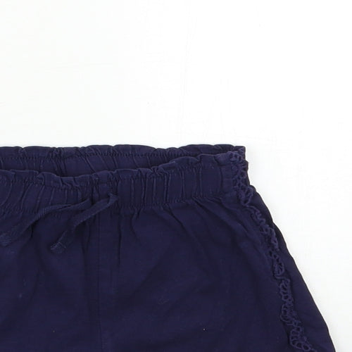 TU Girls Blue   Sailor Shorts Size 6 Years