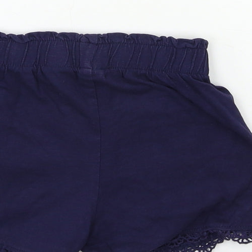 TU Girls Blue   Sailor Shorts Size 6 Years
