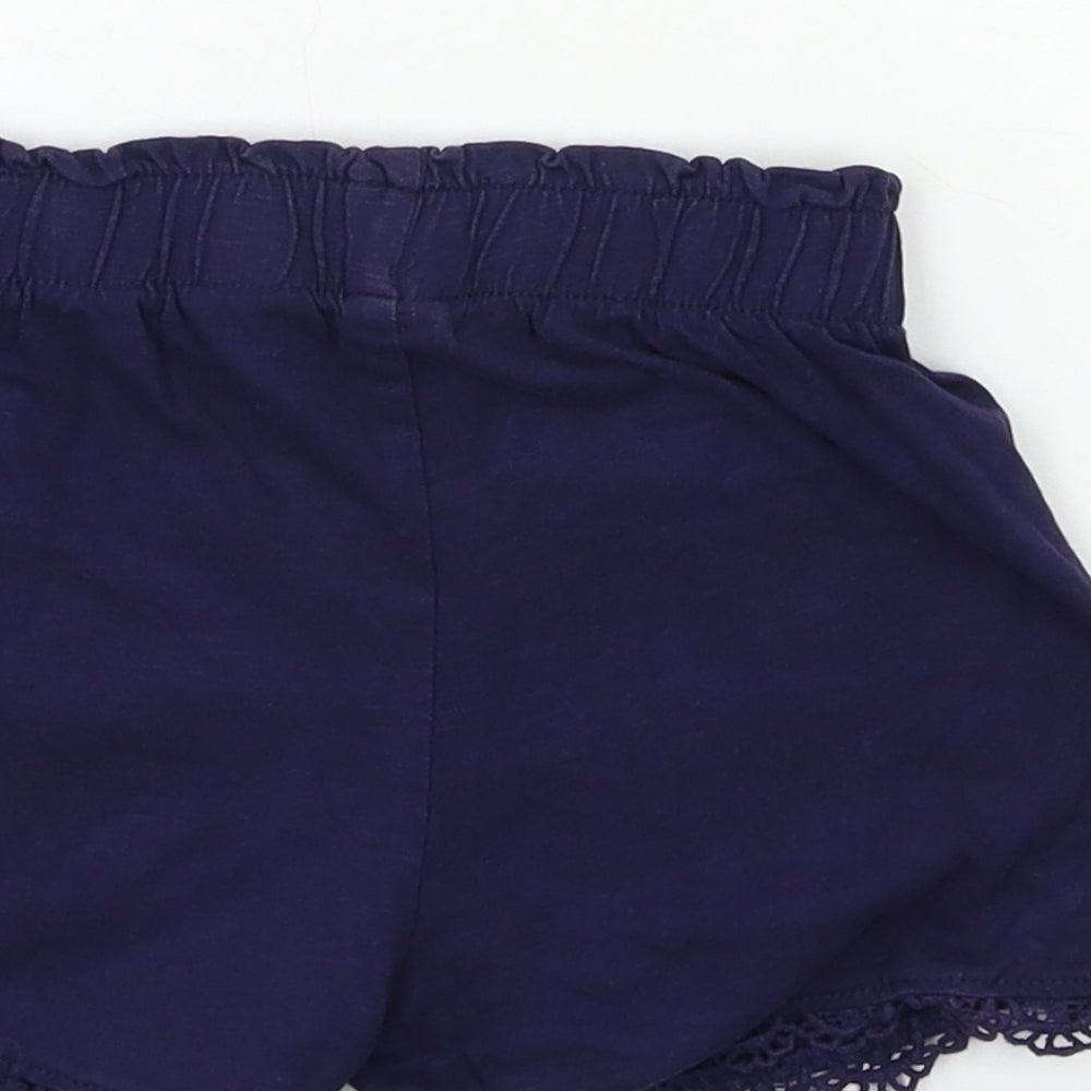 TU Girls Blue   Sailor Shorts Size 6 Years