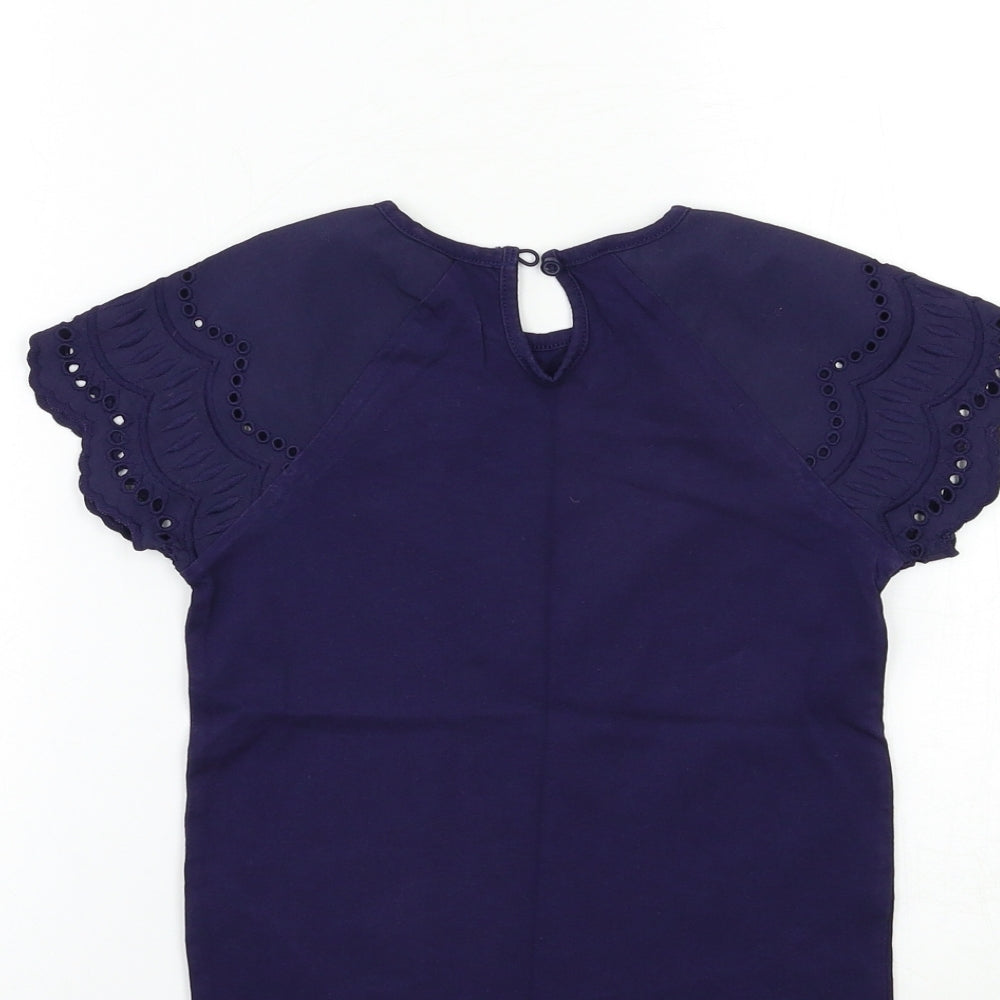 TU Girls Blue   Basic T-Shirt Size 6 Years