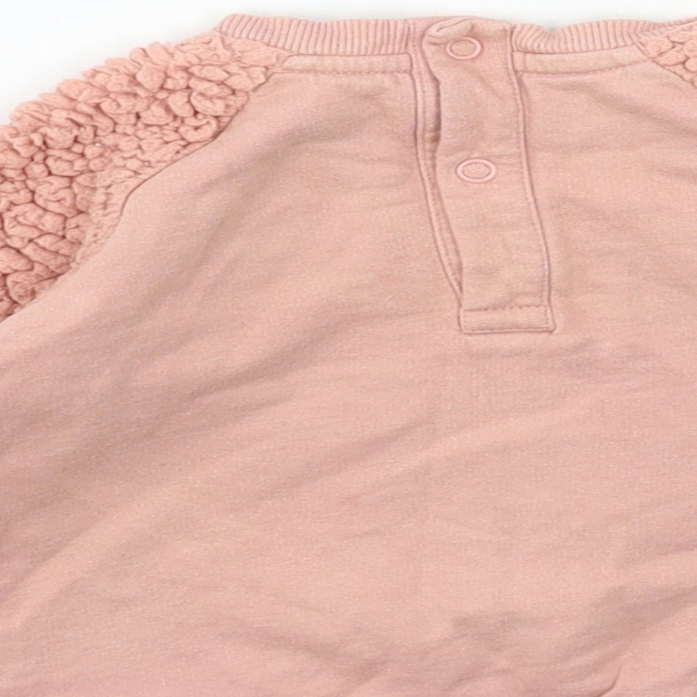 Marks and Spencer Baby Pink   Pullover Jumper Size 6-9 Months