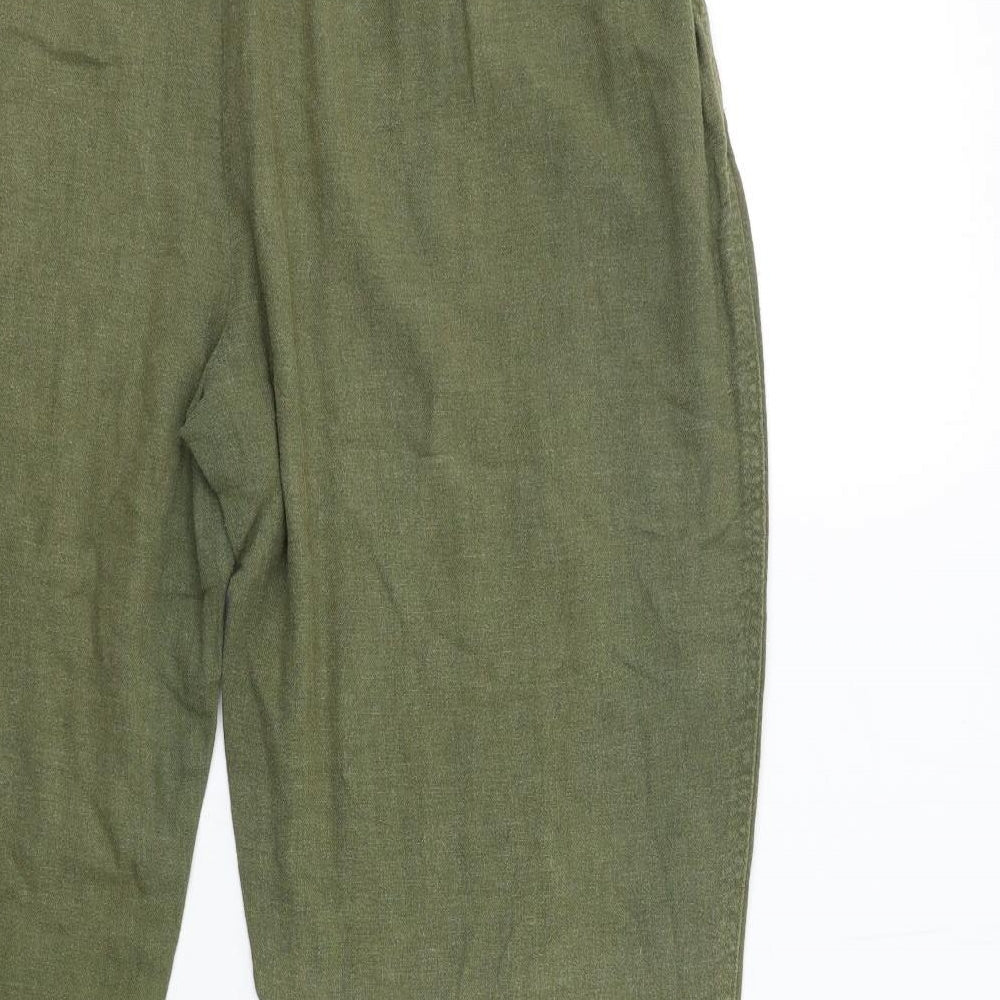 Papaya Womens Green   Trousers  Size 20 L29 in