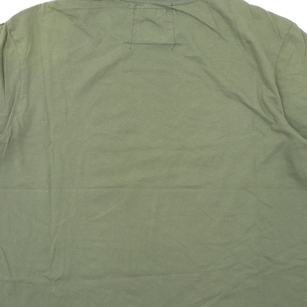 Preworn Mens Green    T-Shirt Size M