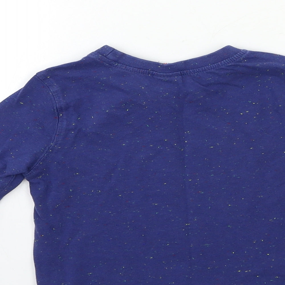 Mini Club Baby Blue   Basic T-Shirt Size 18-24 Months  - DINOSAUR