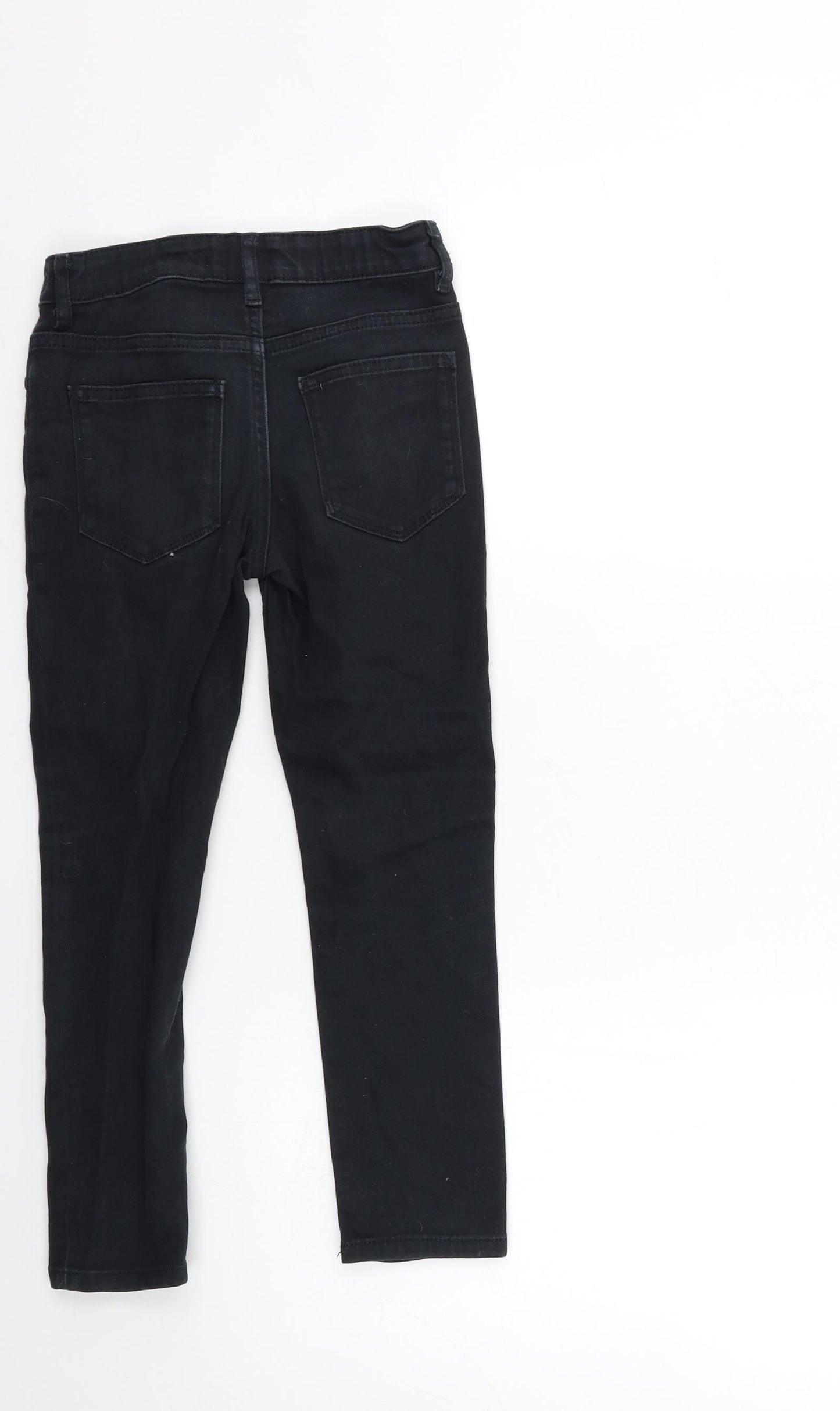 NEXT Boys Black  Denim Skinny Jeans Size 7 Years