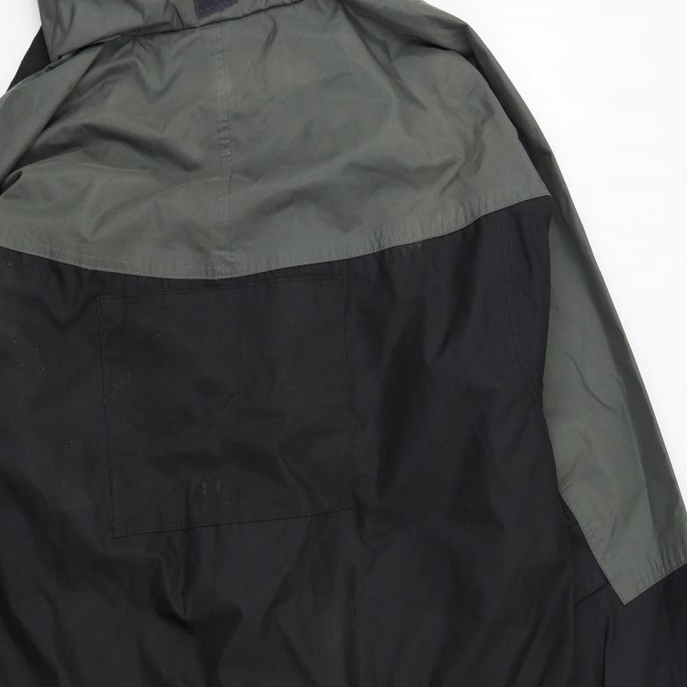 Preworn Mens Black   Rain Coat Coat Size L