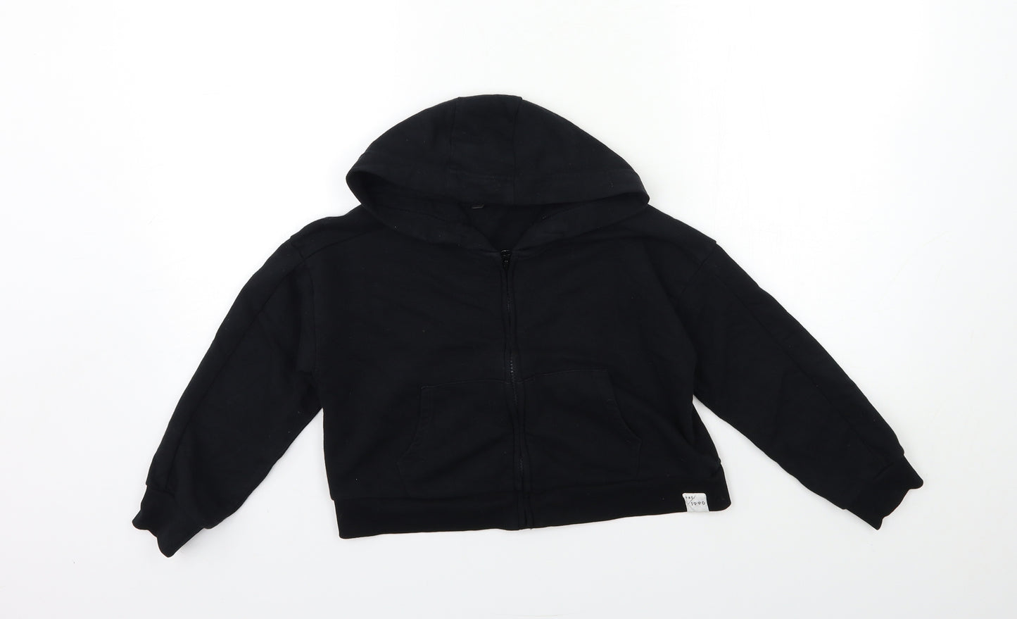 George Boys Black   Pullover Hoodie Size 7 Years