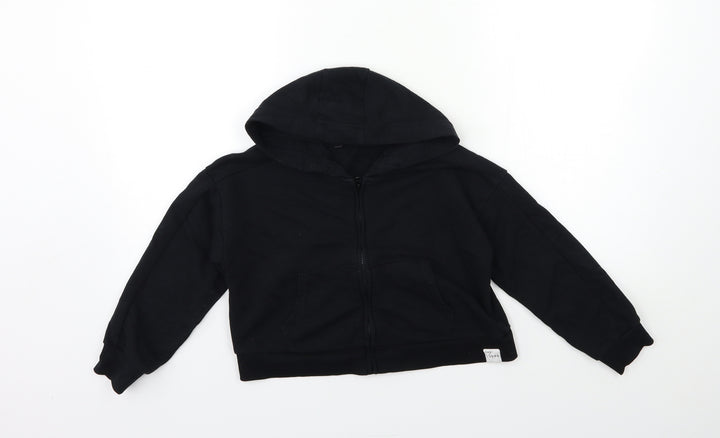 George Boys Black   Pullover Hoodie Size 7 Years