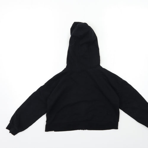 George Boys Black   Pullover Hoodie Size 7 Years