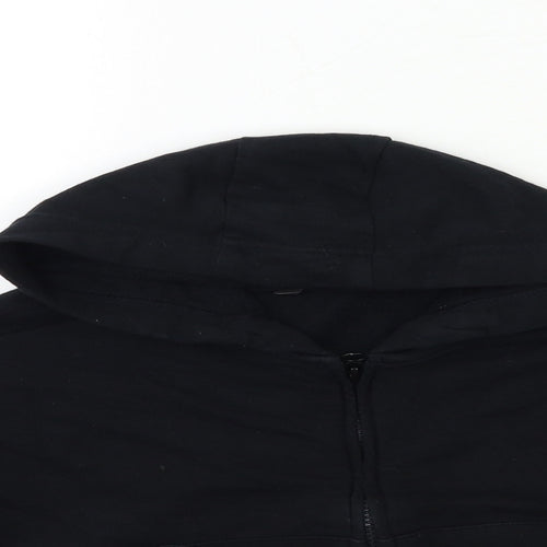 George Boys Black   Pullover Hoodie Size 7 Years