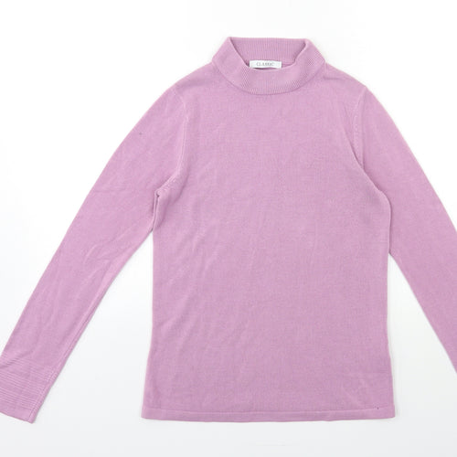 Marks and Spencer Womens Purple  Knit Pullover Jumper Size 6