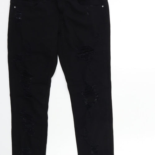Only Womens Black  Denim Skinny Jeans Size 8 L29 in
