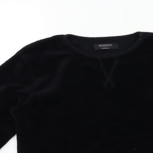 Hudson Boys Black  Fleece  Pyjama Top Size S