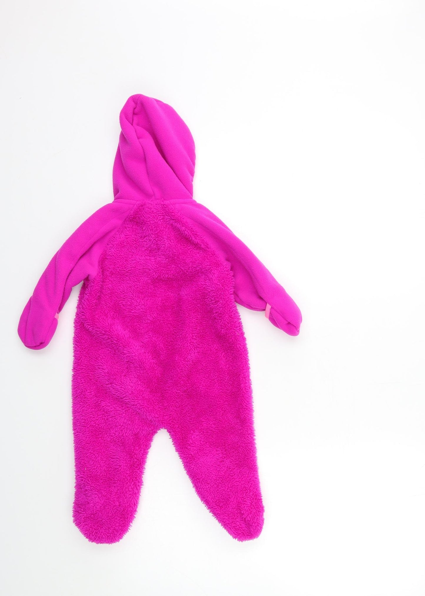 The North Face Baby Pink  Fleece Jacket Snowsuit Size 3-6 Months