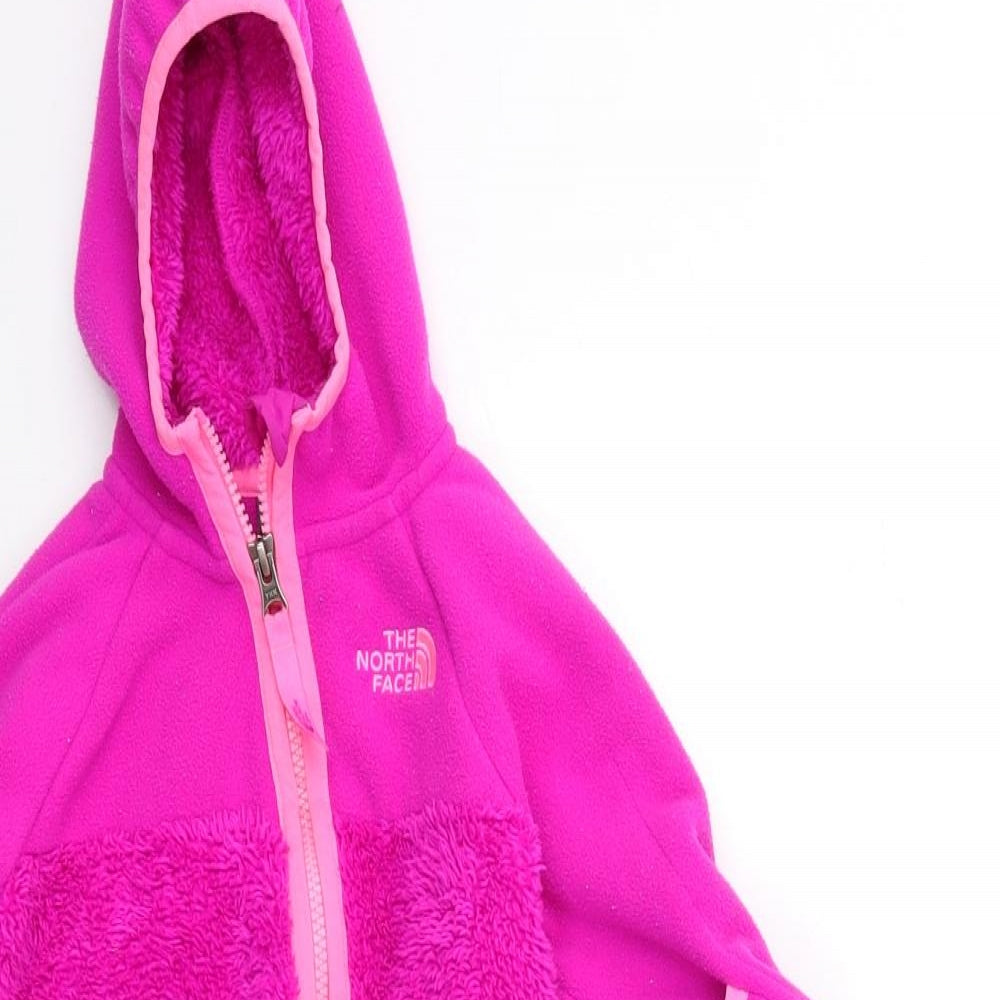 The North Face Baby Pink  Fleece Jacket Snowsuit Size 3-6 Months