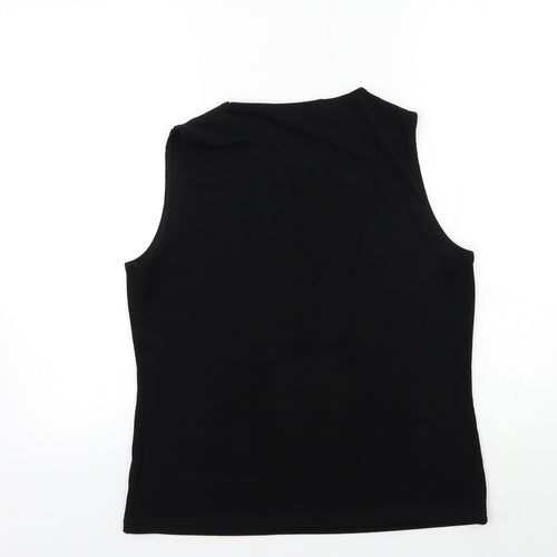 EWM Womens Black   Basic Blouse Size 14