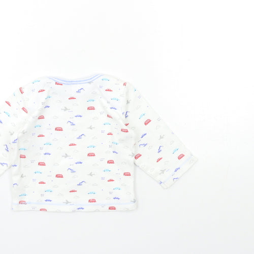 Mini Club Baby White   Basic T-Shirt Size 6-9 Months