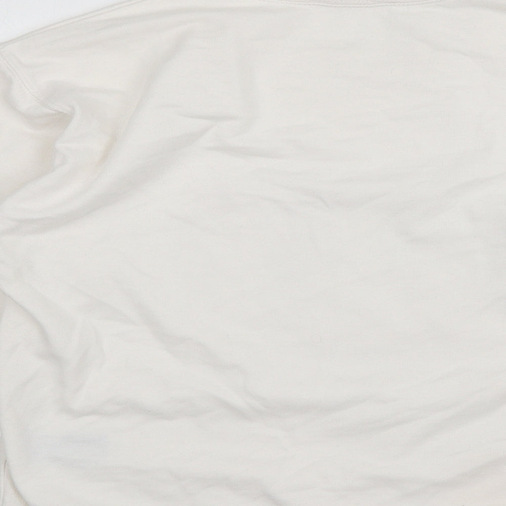Miss Selfridge Womens White  Jersey Pullover Sweatshirt Size S  - Belle De Jour