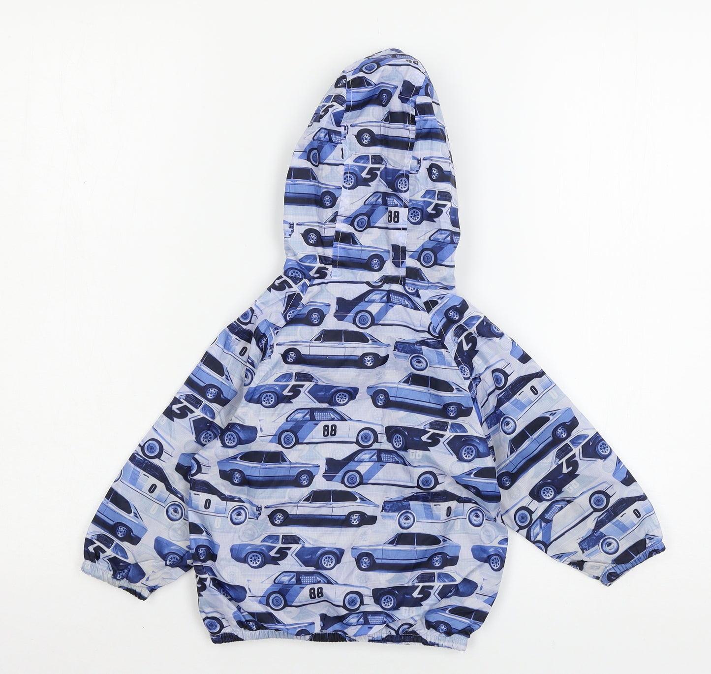 NEXT Boys Blue Geometric  Jacket  Size 12-18 Months  - Cars