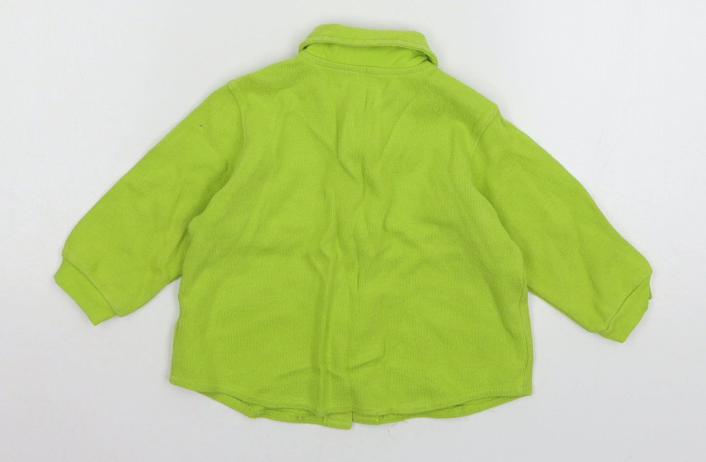 Boots Boys Green  Jersey Basic Button-Up Size 12-18 Months