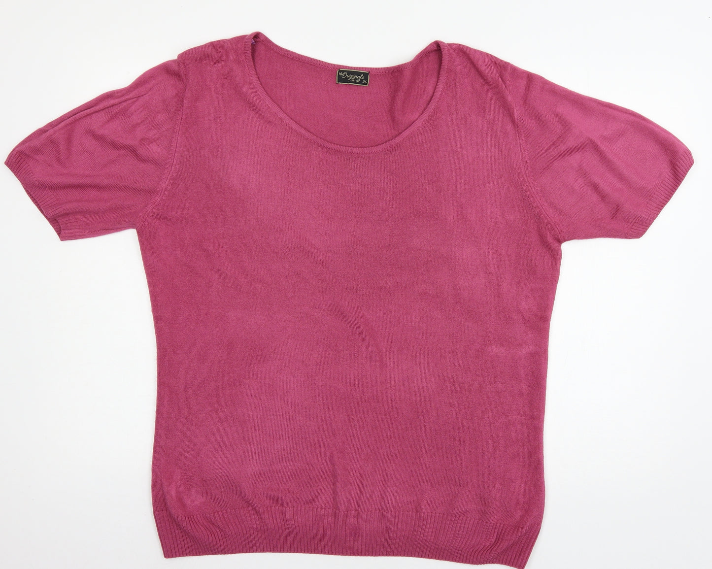 Orignals Womens Pink  Knit Pullover Jumper Size 20
