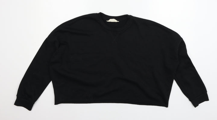 Primark Womens Black  Jersey Pullover Sweatshirt Size 10