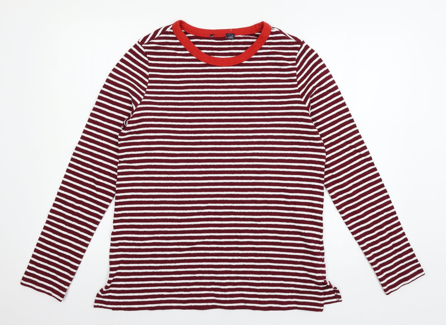 Preworn Womens Red  Jersey Pullover Jumper Size 12