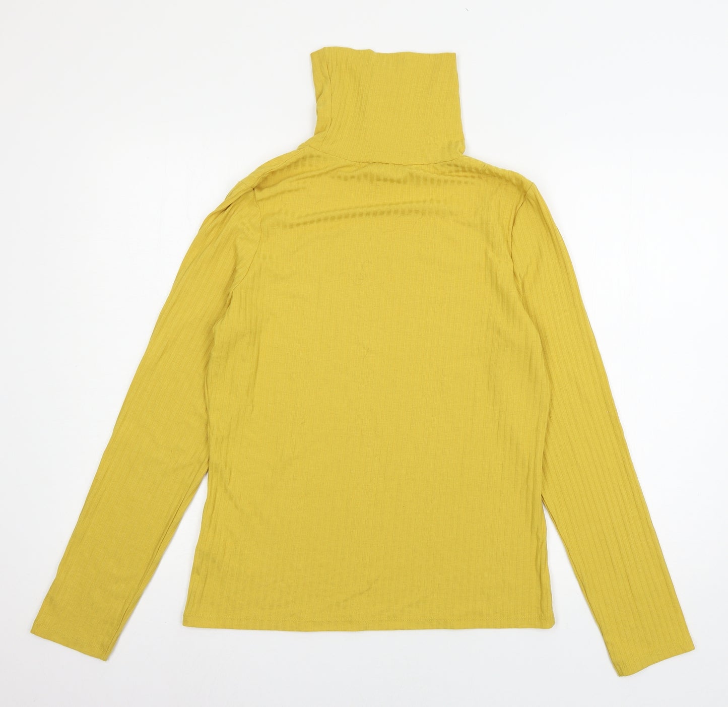 New Look Womens Yellow  Jersey Basic T-Shirt Size 18