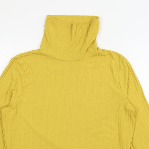 New Look Womens Yellow  Jersey Basic T-Shirt Size 18