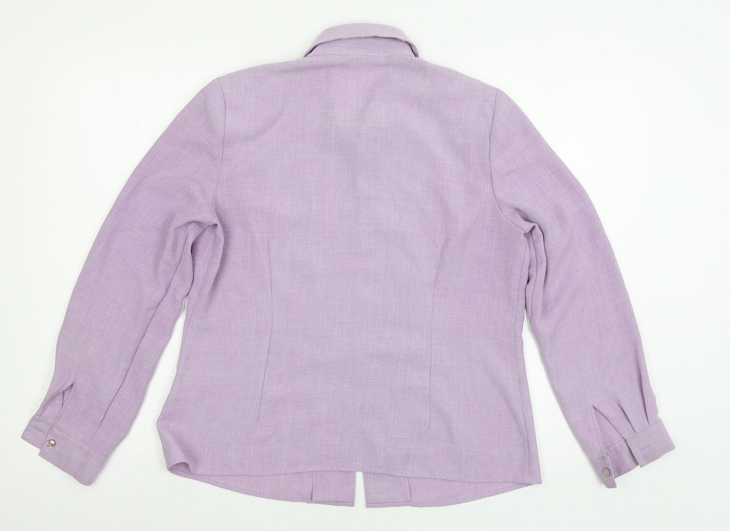Preworn Womens Purple   Basic Blouse Size 12