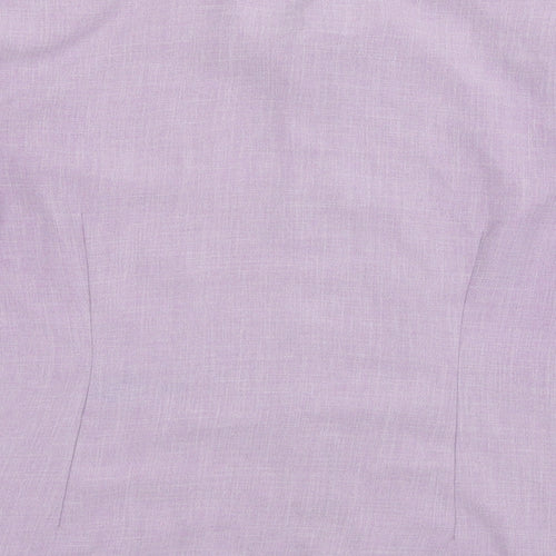 Preworn Womens Purple   Basic Blouse Size 12