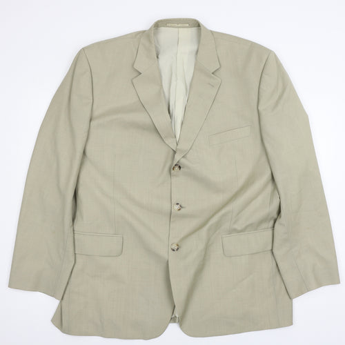 Umberto Rosetti Mens Beige   Jacket Suit Jacket Size XL