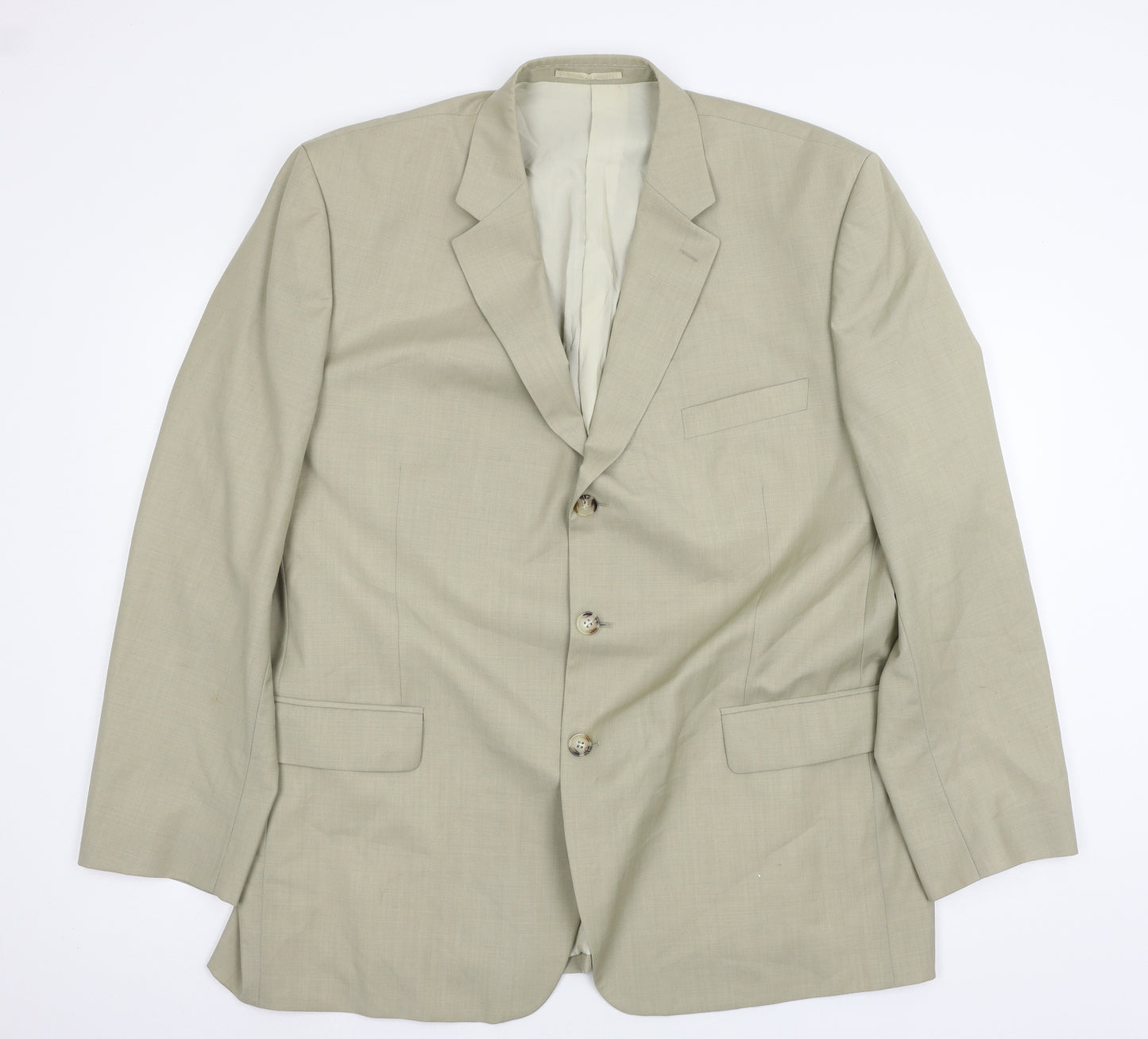 Umberto Rosetti Mens Beige   Jacket Suit Jacket Size XL