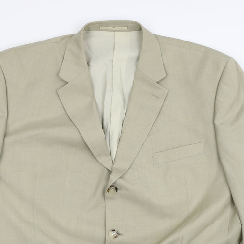 Umberto Rosetti Mens Beige   Jacket Suit Jacket Size XL
