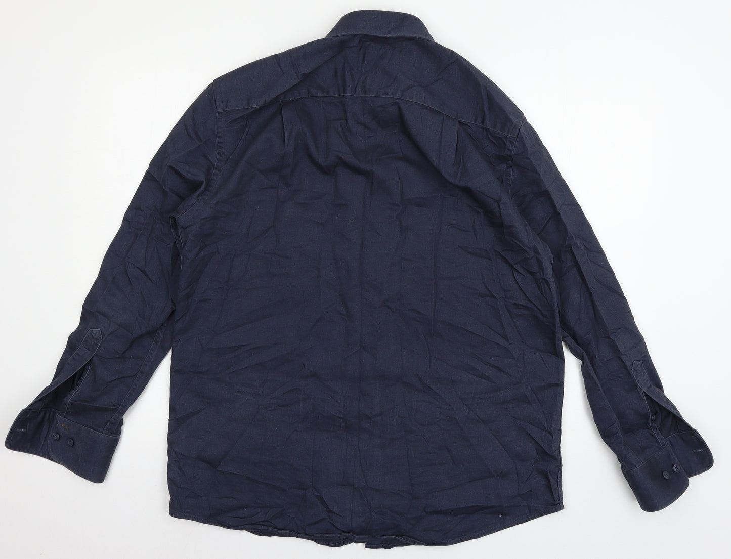 Samuel Winds Mens Blue    Button-Up Size L