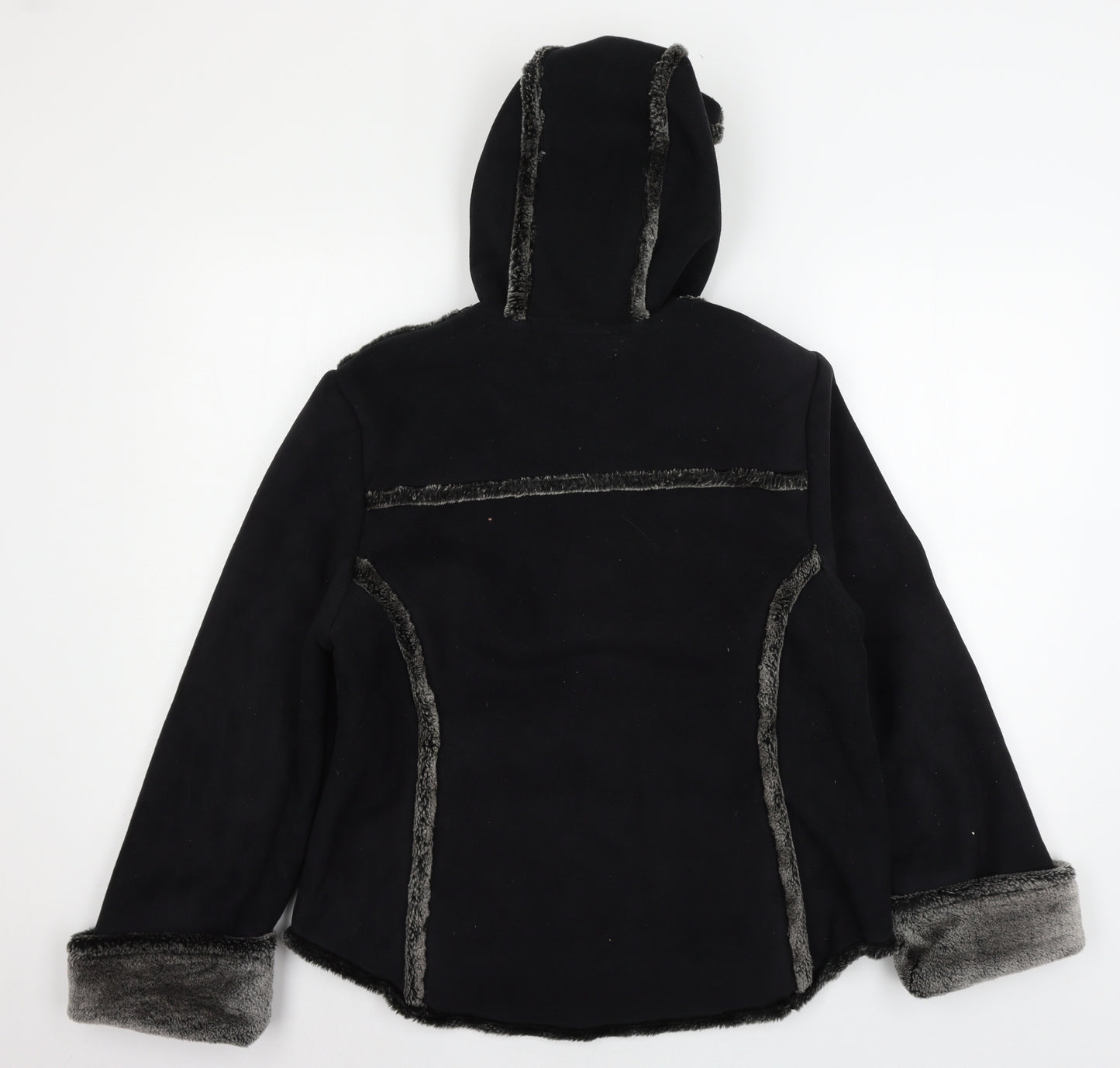 NEXT Womens Black  Velour Jacket  Size 12