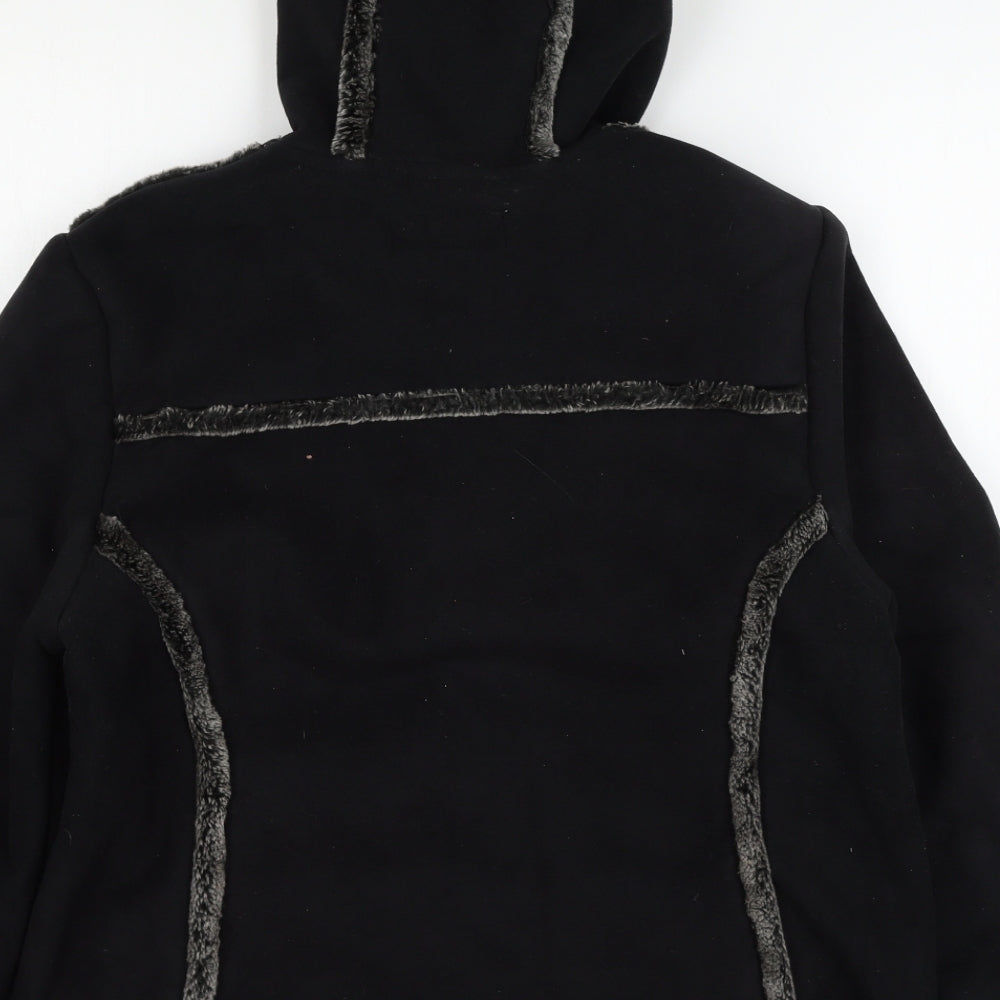 NEXT Womens Black  Velour Jacket  Size 12