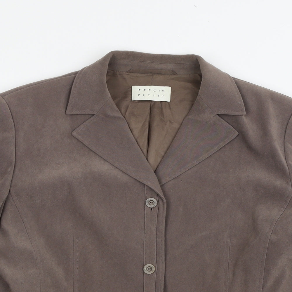 Precis Womens Grey   Jacket Blazer Size 16